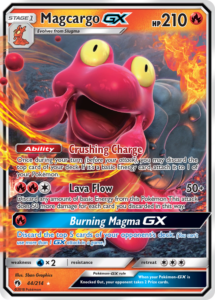 Lost Thunder Magcargo GX #44/214